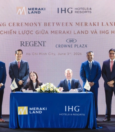 MERAKI LAND & IHG HOTELS & RESORTS | DẤU MỐC HỢP TÁC CHIẾN LƯỢC 	