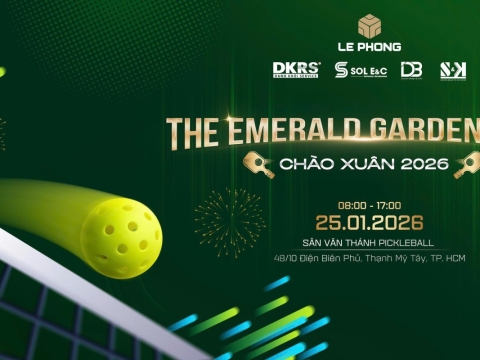 GIẢI ĐẤU PICKLEBALL – THE EMERALD GARDEN VIEW | KHỞI ĐỘNG XUÂN 2026 ĐẦY NĂNG LƯỢNG