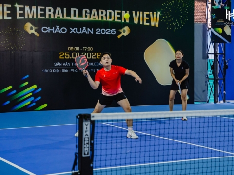 GIẢI ĐẤU PICKLEBALL – THE EMERALD GARDEN VIEW | KHỞI ĐỘNG XUÂN 2026 ĐẦY NĂNG LƯỢNG