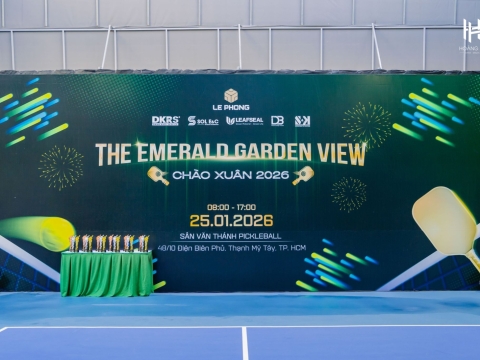 GIẢI ĐẤU PICKLEBALL – THE EMERALD GARDEN VIEW | KHỞI ĐỘNG XUÂN 2026 ĐẦY NĂNG LƯỢNG