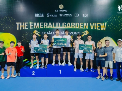 GIẢI ĐẤU PICKLEBALL – THE EMERALD GARDEN VIEW | KHỞI ĐỘNG XUÂN 2026 ĐẦY NĂNG LƯỢNG