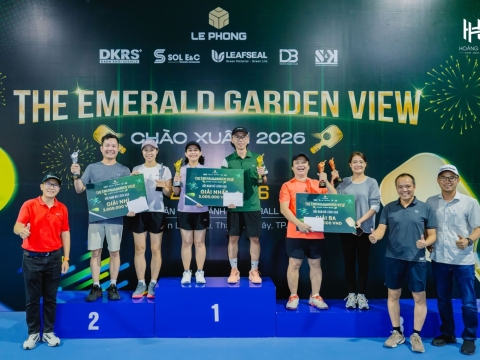 GIẢI ĐẤU PICKLEBALL – THE EMERALD GARDEN VIEW | KHỞI ĐỘNG XUÂN 2026 ĐẦY NĂNG LƯỢNG