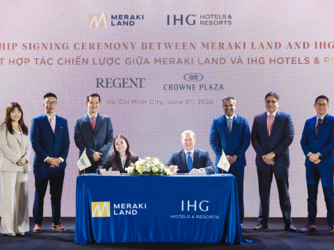 MERAKI LAND & IHG HOTELS & RESORTS | DẤU MỐC HỢP TÁC CHIẾN LƯỢC 	